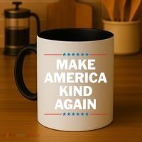 Make America Kind Again Funny Gift Coffee Mug thumb 4
