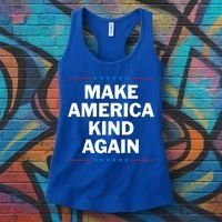 Make America Kind Again Funny Gift Women's Tank Top thumb 3