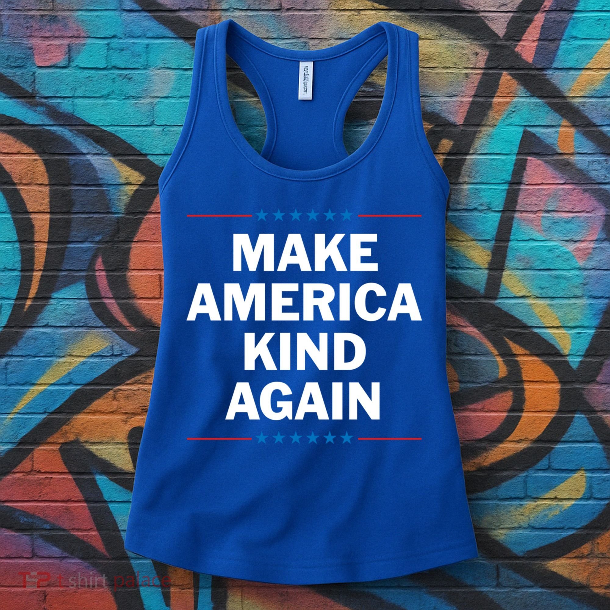 Make America Kind Again Funny Gift Women's Tank Top