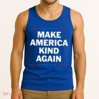Make America Kind Again Funny Gift Tank Top thumb 3