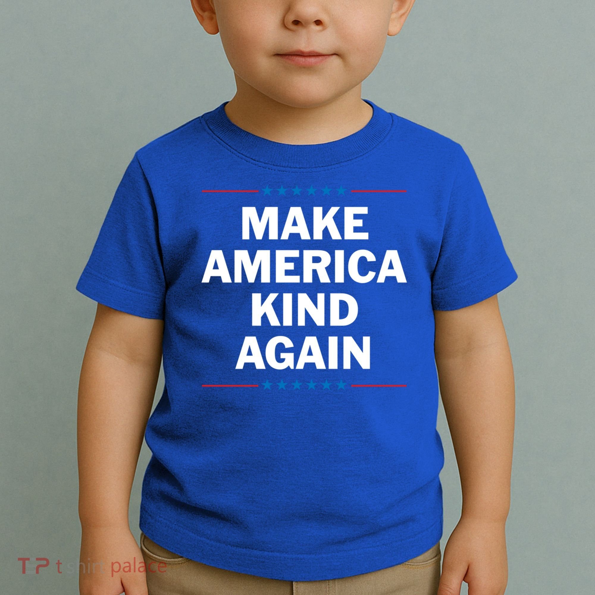Make America Kind Again Funny Gift Toddler T-Shirt