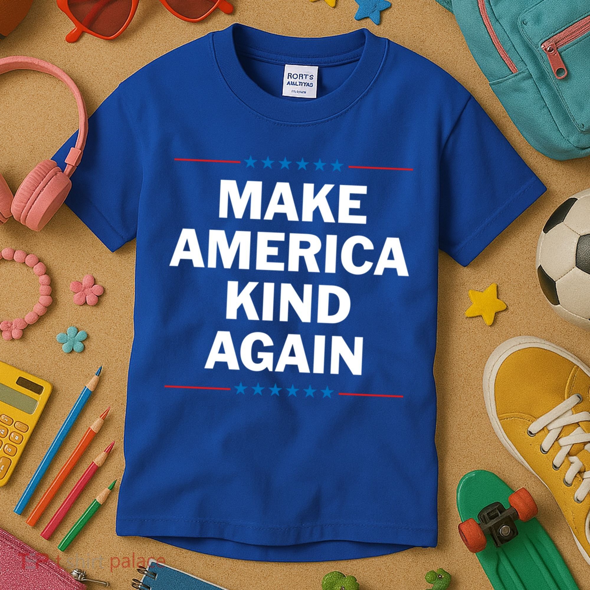 Make America Kind Again Funny Gift Kids T-Shirt