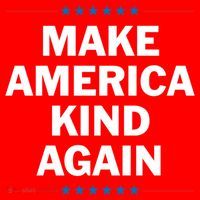 Make America Kind Again Funny Gift Santa Hat thumb 1