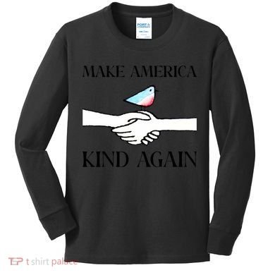 Make America Kind Again Kids Long Sleeve Shirt