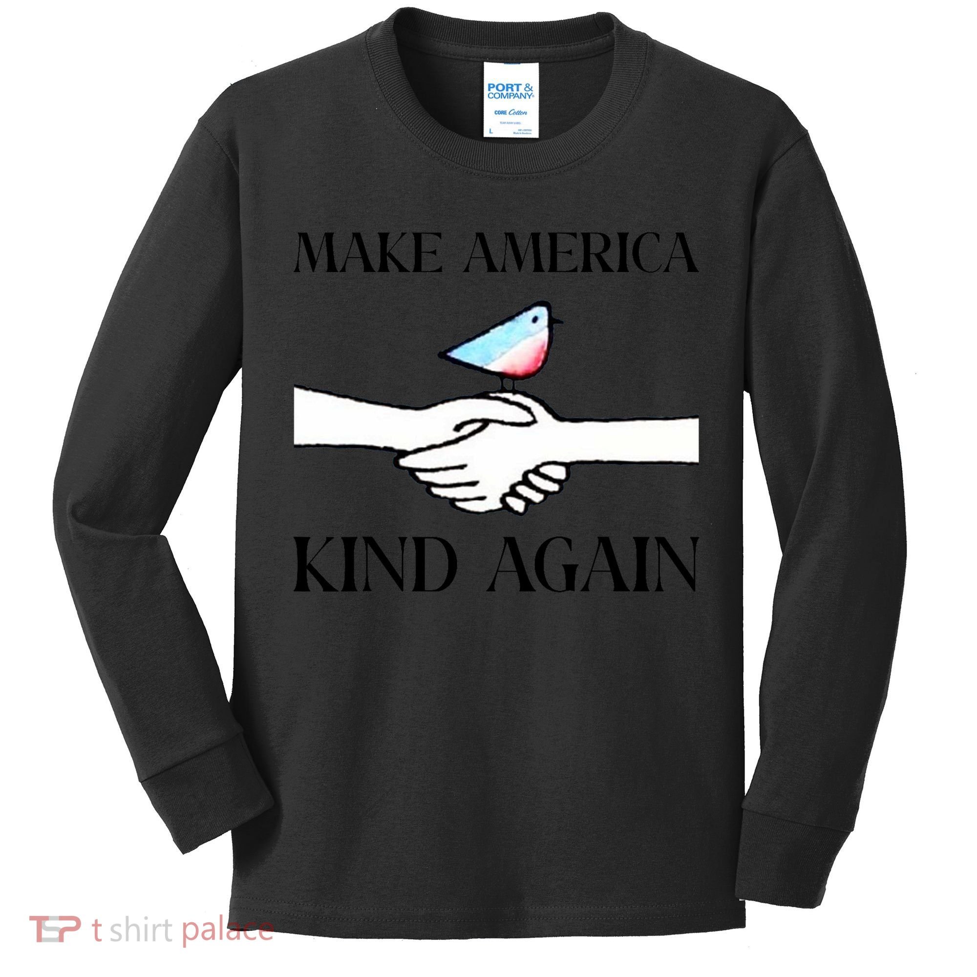 Make America Kind Again Kids Long Sleeve Shirt