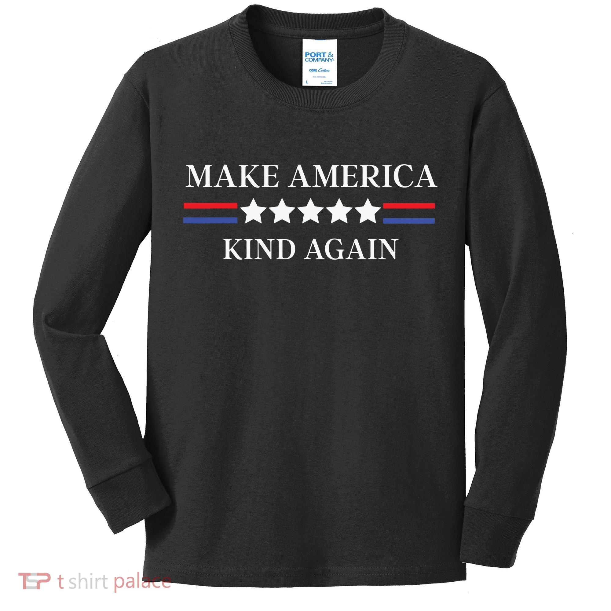 Make America Kind Again Kids Long Sleeve Shirt