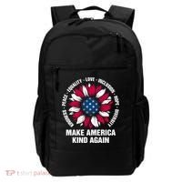 Make America Kind Again Sunflower Gift Backpack thumb 0