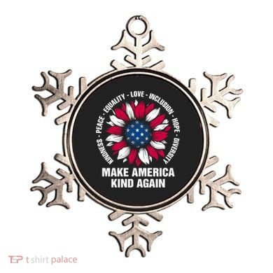 Make America Kind Again Sunflower Gift Ornament