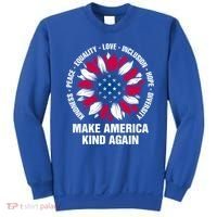 Make America Kind Again Sunflower Gift Sweatshirt thumb 0