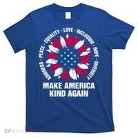 Make America Kind Again Sunflower Gift T-Shirt thumb 0