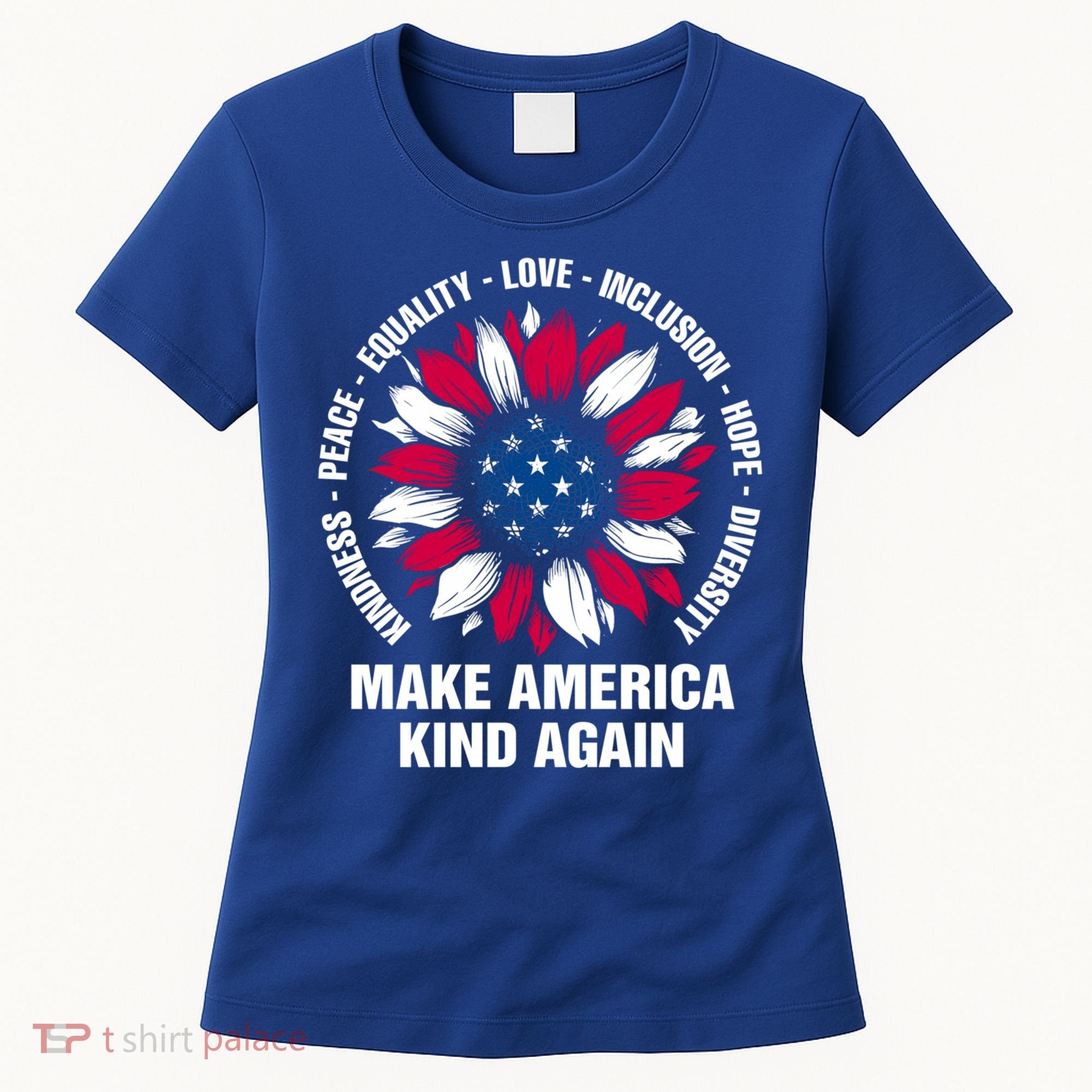 Make America Kind Again Sunflower Gift Women's T-Shirt