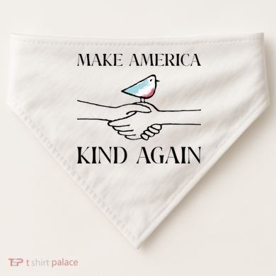 Make America Kind Again USA-Made Doggie Bandana