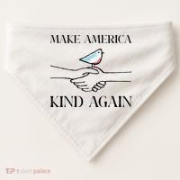 Make America Kind Again USA-Made Doggie Bandana thumb 0