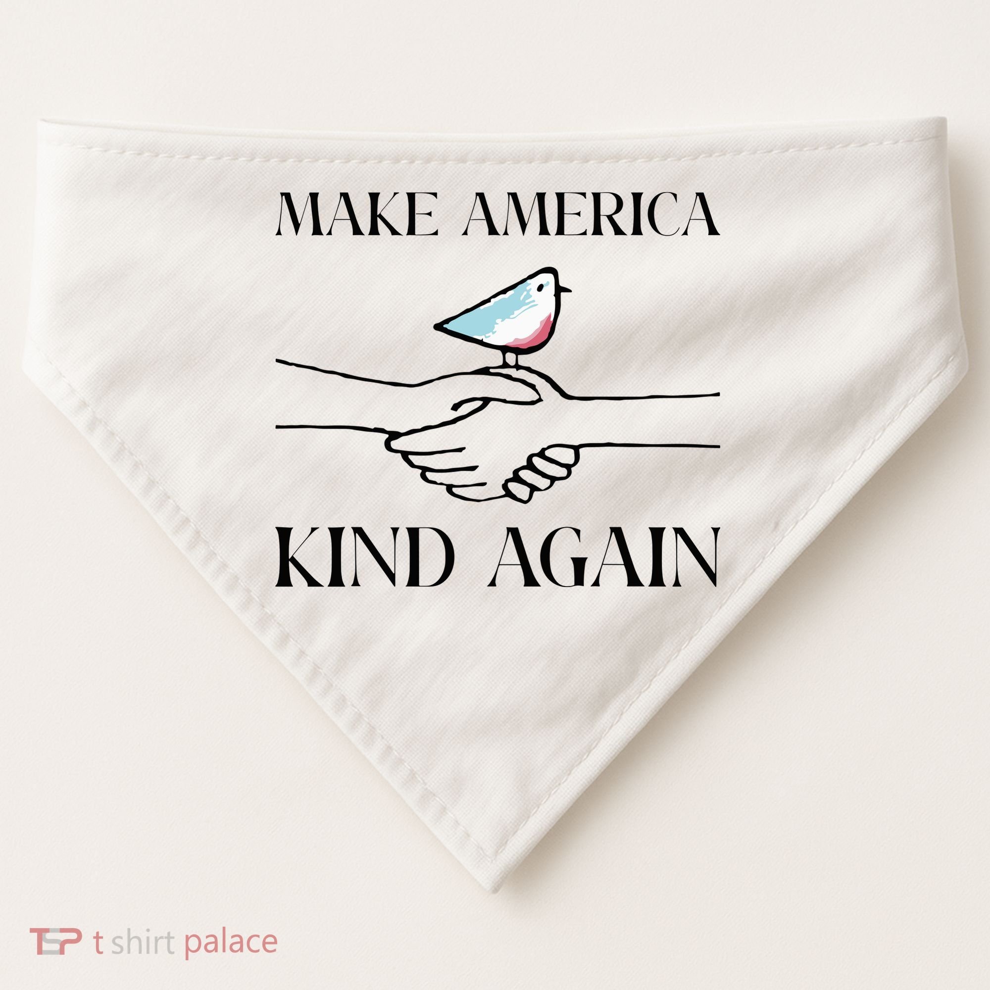Make America Kind Again USA-Made Doggie Bandana