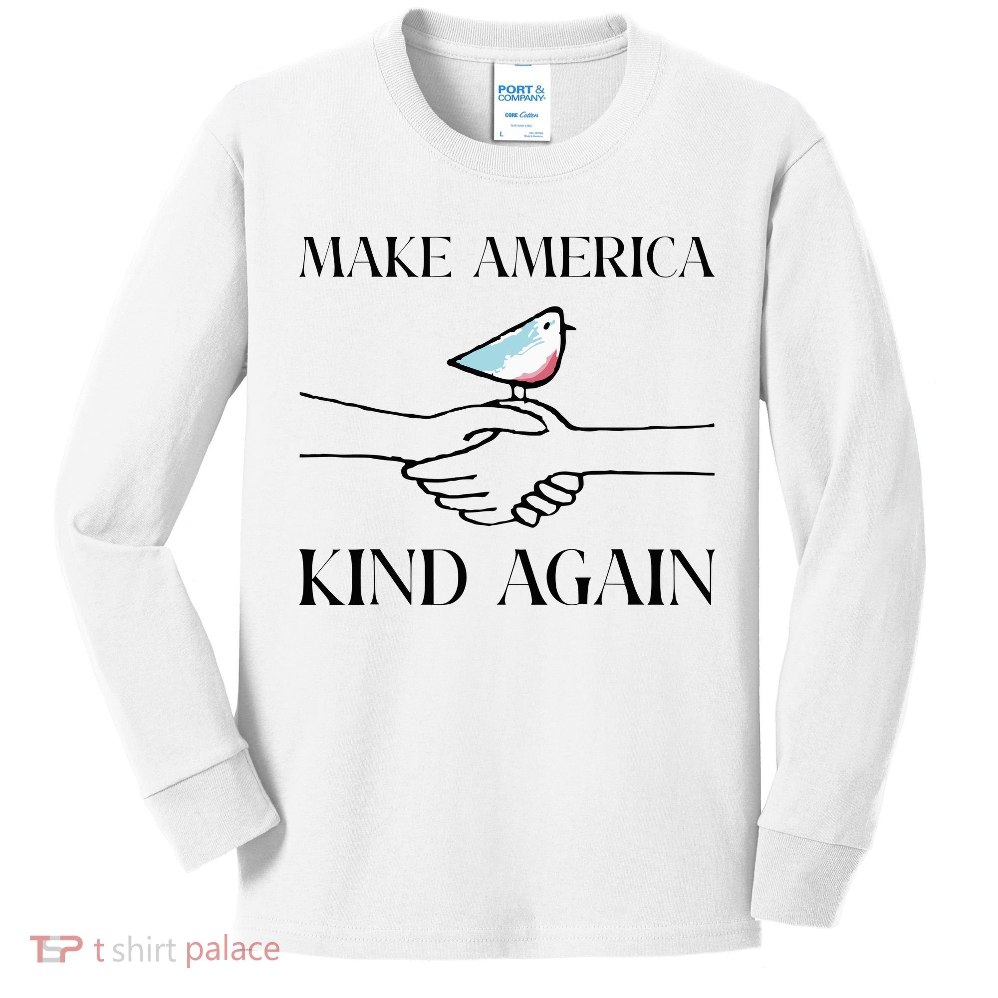 Make America Kind Again Kids Long Sleeve Shirt