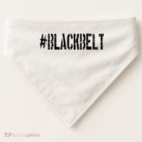 Martial Arts Karate Black Belt USA-Made Doggie Bandana thumb 0