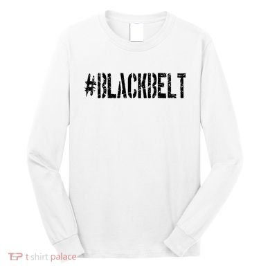 Martial Arts Karate Black Belt Long Sleeve Shirt