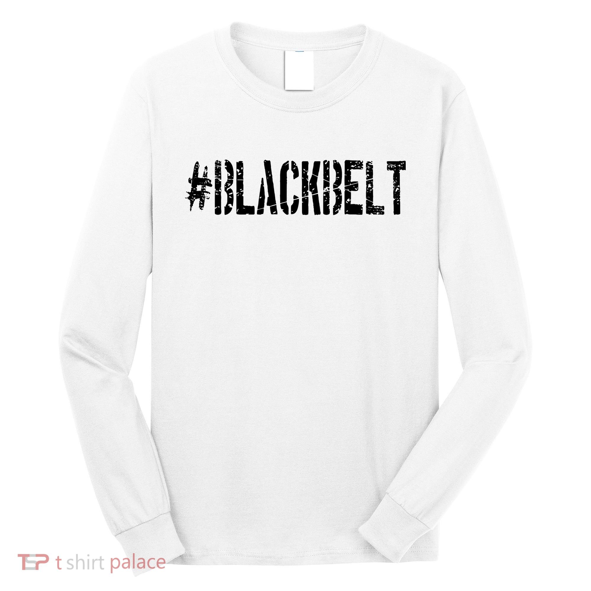Martial Arts Karate Black Belt Long Sleeve Shirt