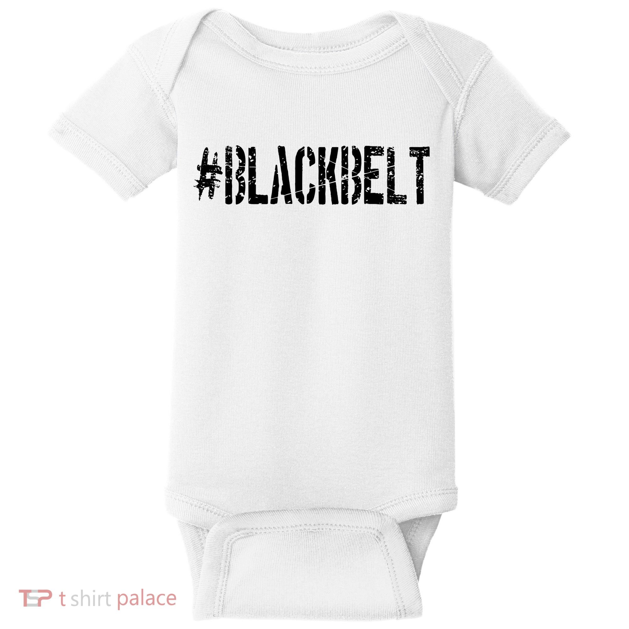 Martial Arts Karate Black Belt Baby Bodysuit