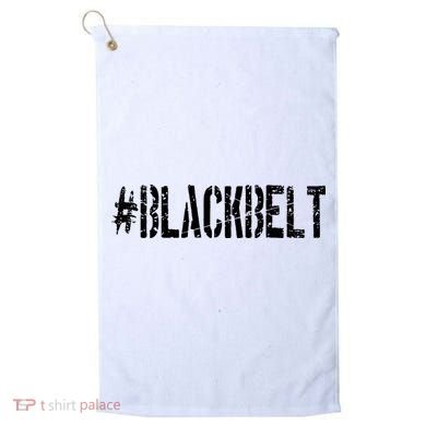 Martial Arts Karate Black Belt Golf Towel