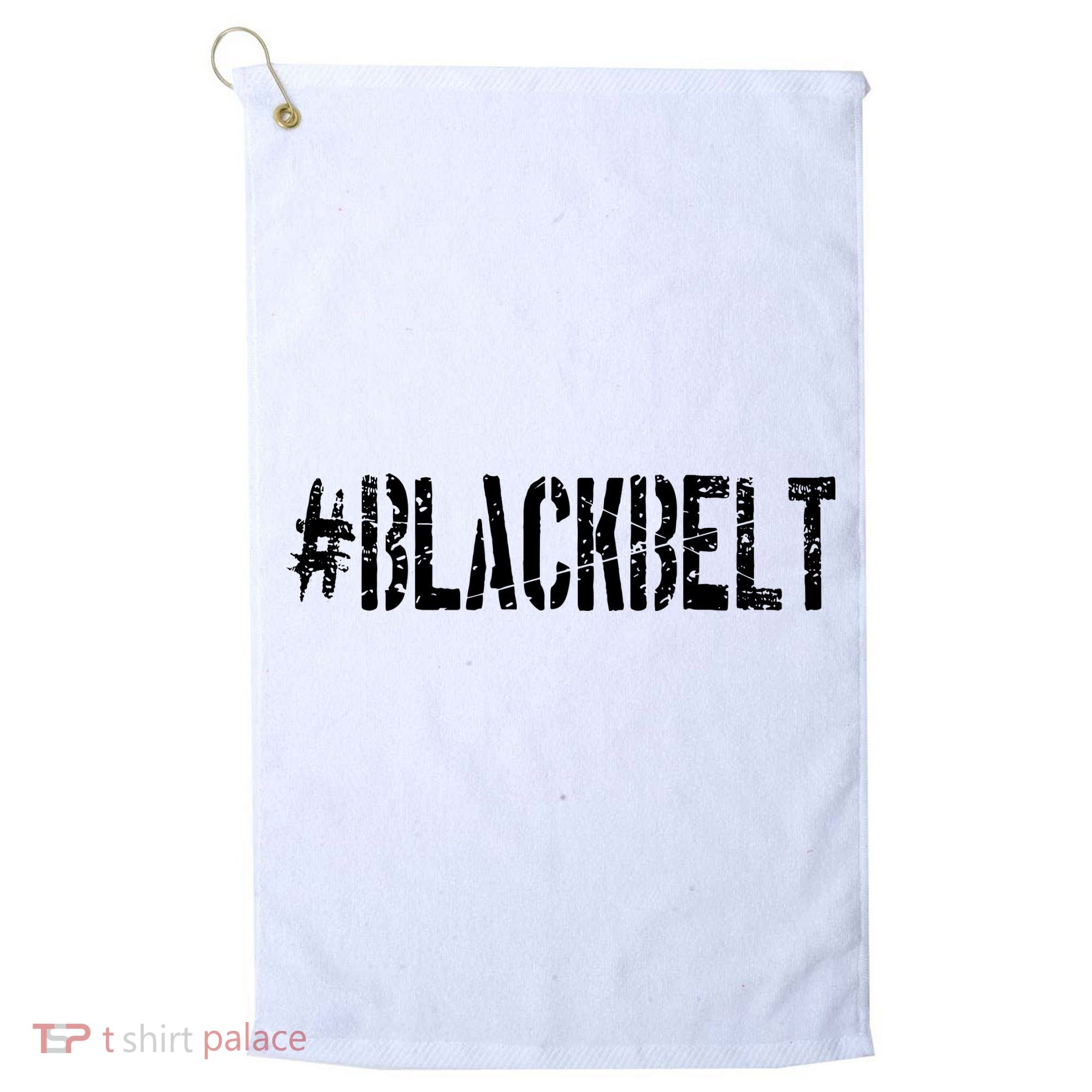 Martial Arts Karate Black Belt Golf Towel