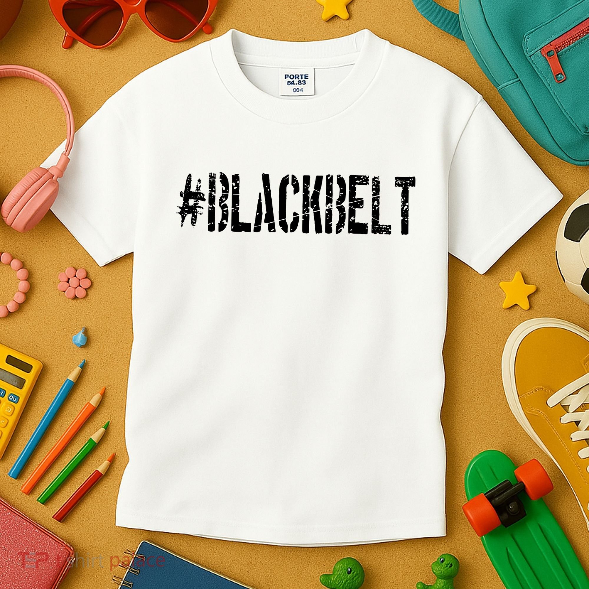 Martial Arts Karate Black Belt Kids T-Shirt