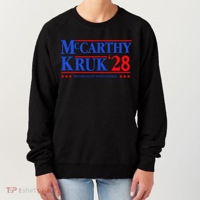 Mccarthy And Kruk 24 Best Broadcast Team In Baseball Women's Sweatshirt