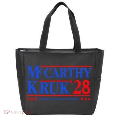 Mccarthy And Kruk 24 Best Broadcast Team In Baseball Tote Bag