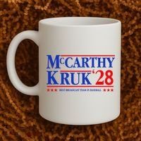 Mccarthy And Kruk 24 Best Broadcast Team In Baseball Coffee Mug thumb 2