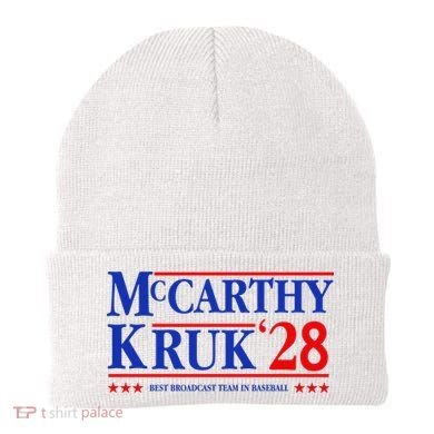 Mccarthy And Kruk 24 Best Broadcast Team In Baseball Beanie