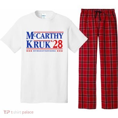 Mccarthy And Kruk 24 Best Broadcast Team In Baseball Pajama Set