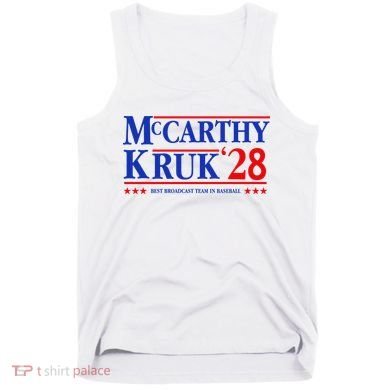 Mccarthy And Kruk 24 Best Broadcast Team In Baseball Tank Top
