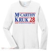 Mccarthy And Kruk 24 Best Broadcast Team In Baseball Women's Long Sleeve Shirt thumb 0