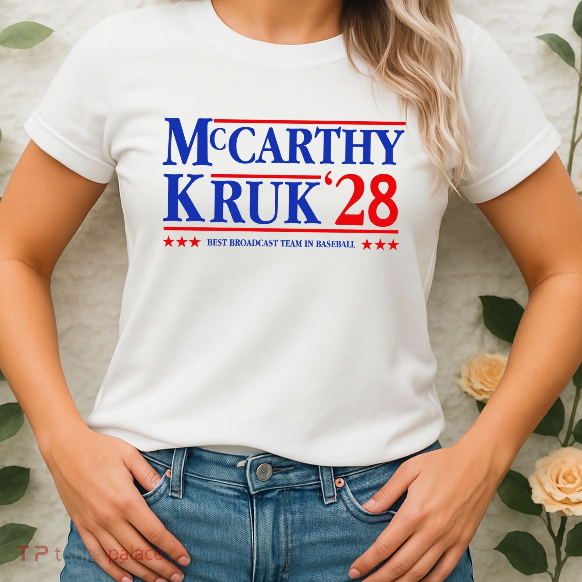 Mccarthy And Kruk 24 Best Broadcast Team In Baseball Women's T-Shirt