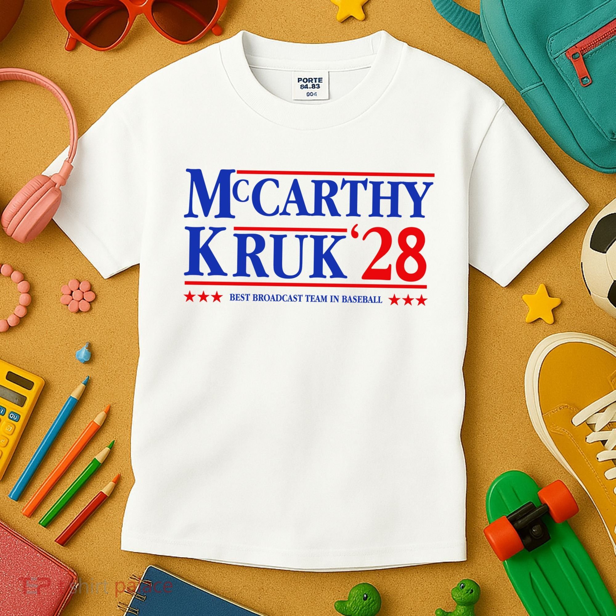 Mccarthy And Kruk 24 Best Broadcast Team In Baseball Kids T-Shirt