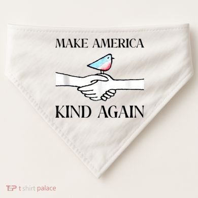 Make America Kind Again USA-Made Doggie Bandana