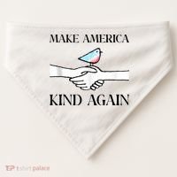 Make America Kind Again USA-Made Doggie Bandana thumb 0