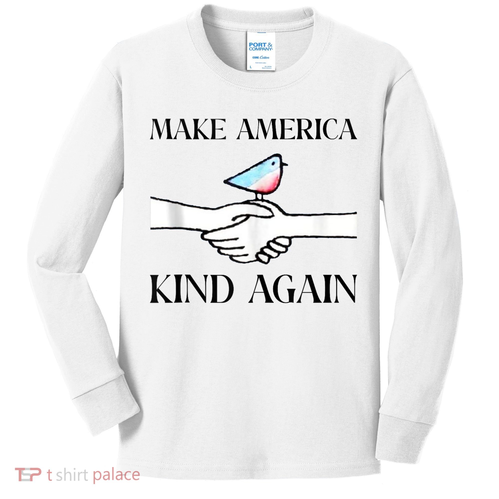 Make America Kind Again Kids Long Sleeve Shirt