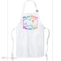 Me And Karma Vibe Like That Karma Kitty Cat Apron thumb 0