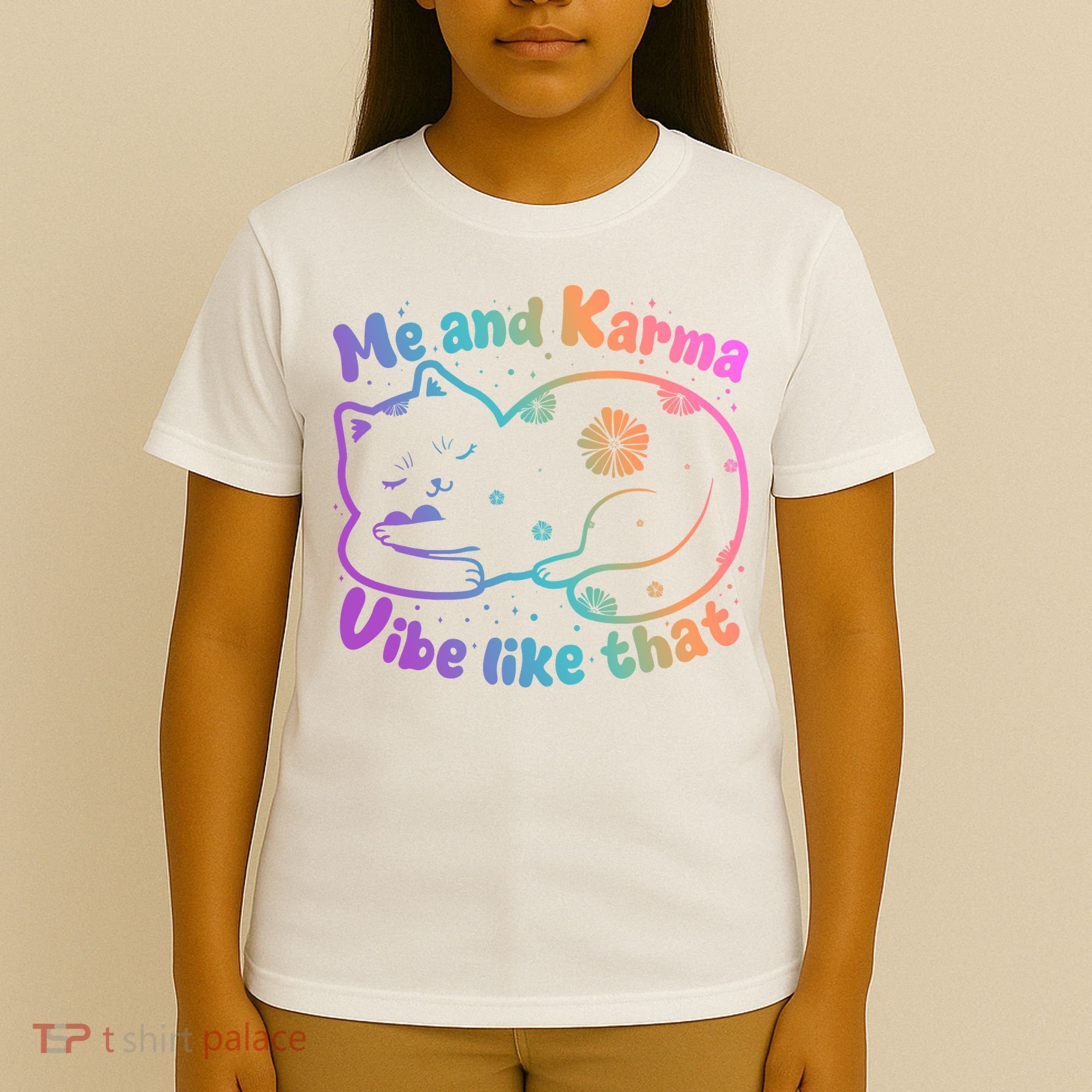 Me And Karma Vibe Like That Karma Kitty Cat T-Shirt