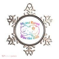 Me And Karma Vibe Like That Karma Kitty Cat Ornament thumb 0