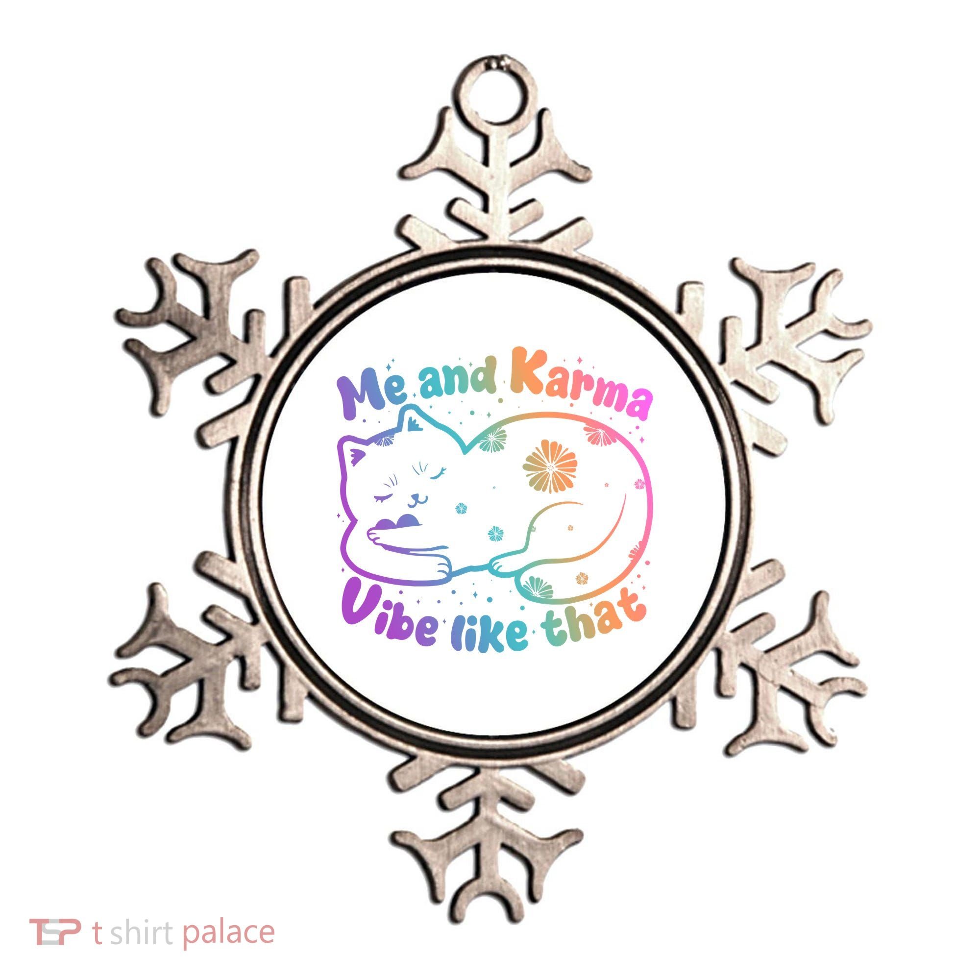 Me And Karma Vibe Like That Karma Kitty Cat Ornament