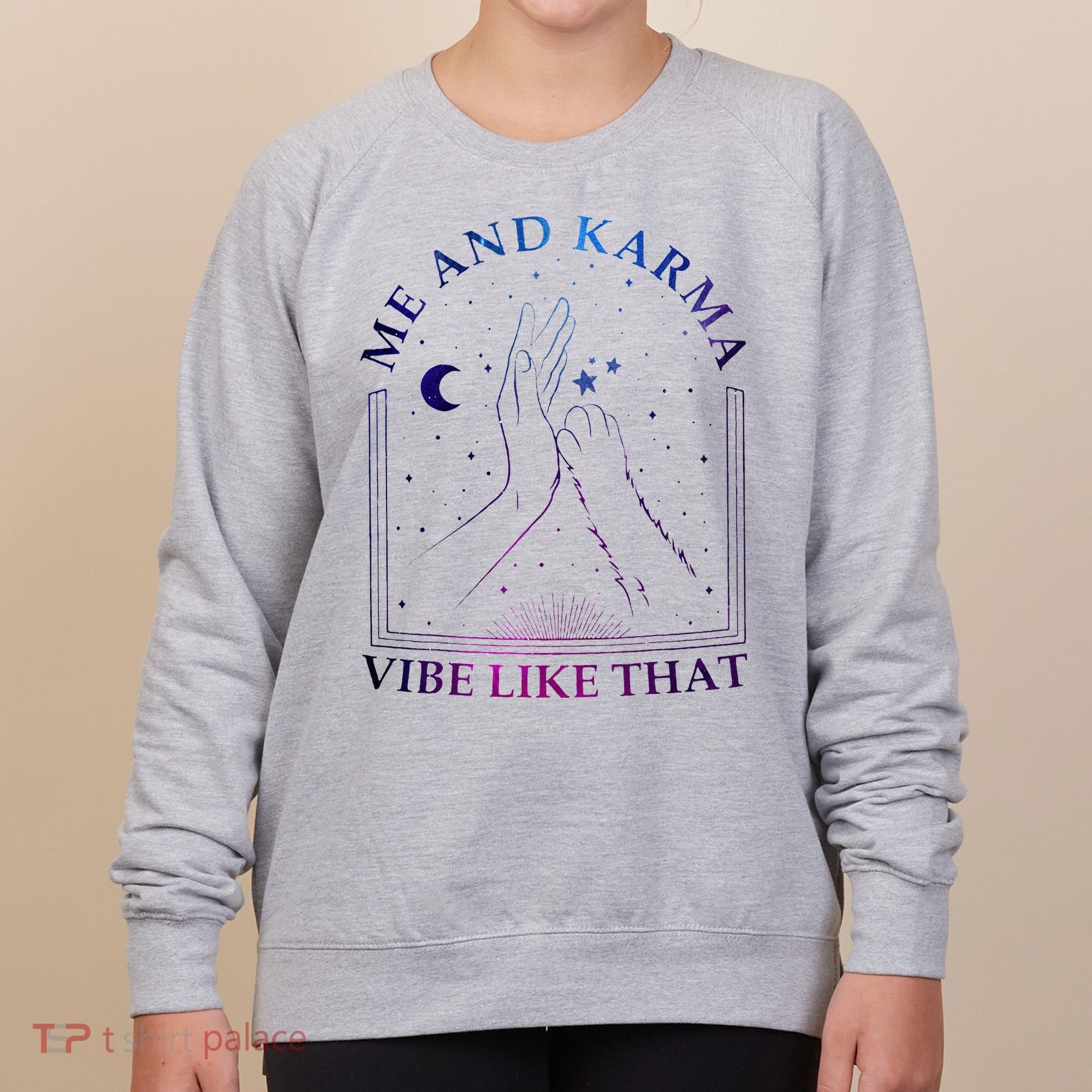 Me And Karma Vibe Like That Meet Me At Midnight Women's Sweatshirt