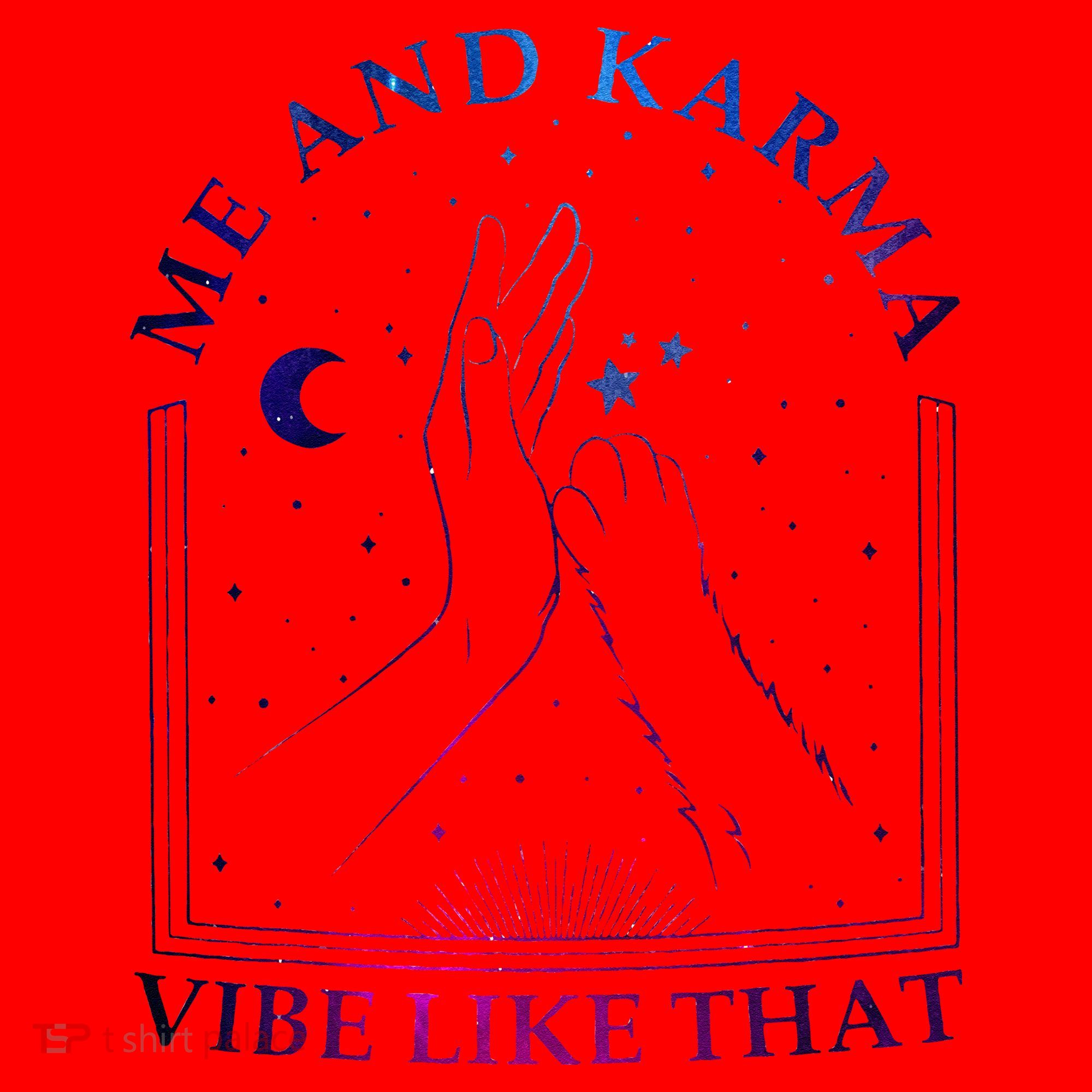 Me And Karma Vibe Like That Meet Me At Midnight Santa Hat
