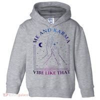Me And Karma Vibe Like That Meet Me At Midnight Toddler Hoodie thumb 0