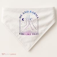 Me And Karma Vibe Like That Meet Me At Midnight USA-Made Doggie Bandana thumb 0