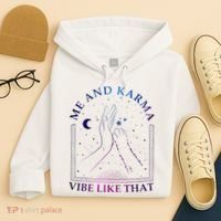 Me And Karma Vibe Like That Meet Me At Midnight Hoodie thumb 4