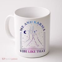 Me And Karma Vibe Like That Meet Me At Midnight Coffee Mug thumb 0