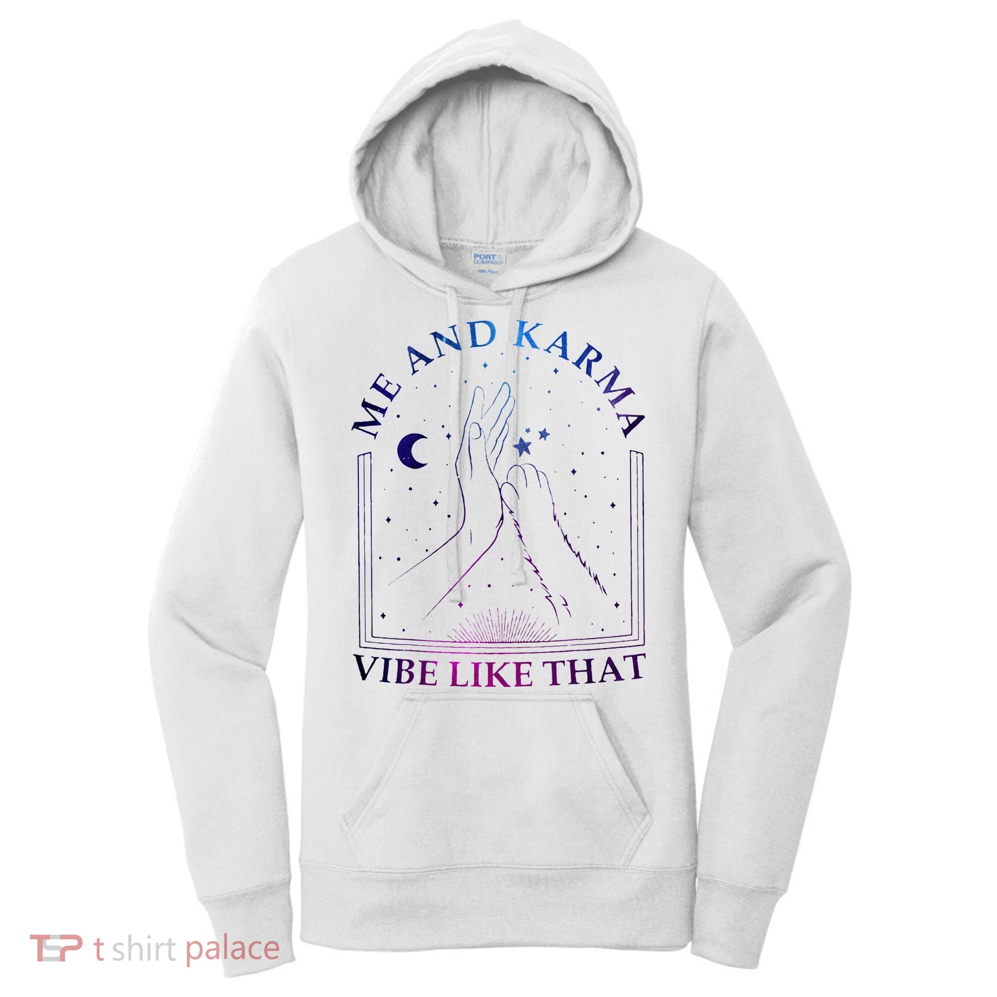 Me And Karma Vibe Like That Meet Me At Midnight Women's Hoodie