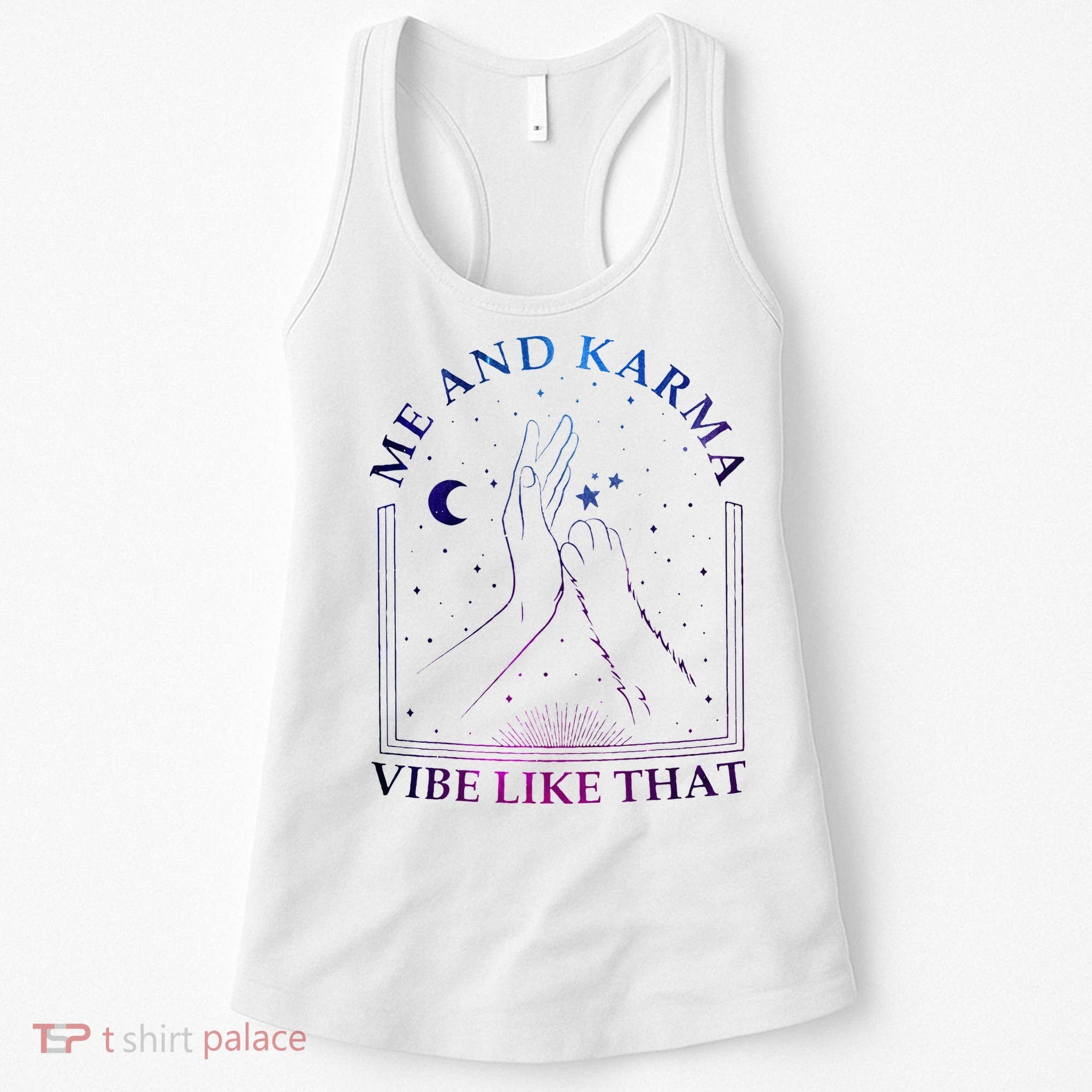 Me And Karma Vibe Like That Meet Me At Midnight Women's Tank Top